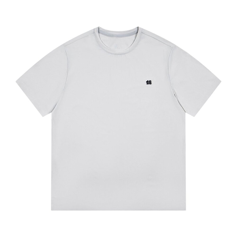 Simple Grey Quick-Drying Short-Sleeved T-Shirt Kolon Sport